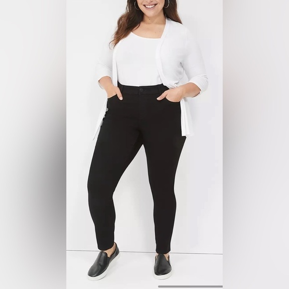 Lane Bryant Midrise Skinny Regular Fit Jeans - Picture 3 of 9